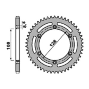 SPROCKETS PBR REAR 4488-57