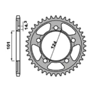 SPROCKETS PBR REAR 4508-37