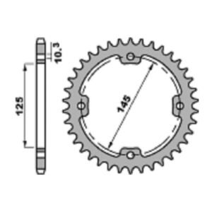SPROCKETS PBR REAR 4588-37