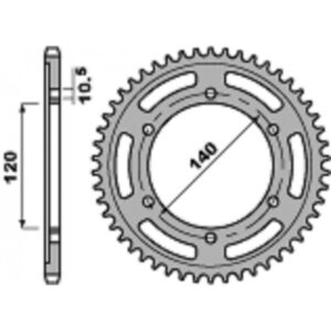 SPROCKETS PBR REAR 5301-45