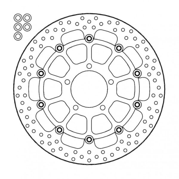 Moto-Master Halo Brake Disc - Front Kawasaki ZX-10R