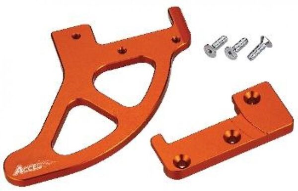 REAR BRAKE DISC GUARD MSD - KTM - ORANGE