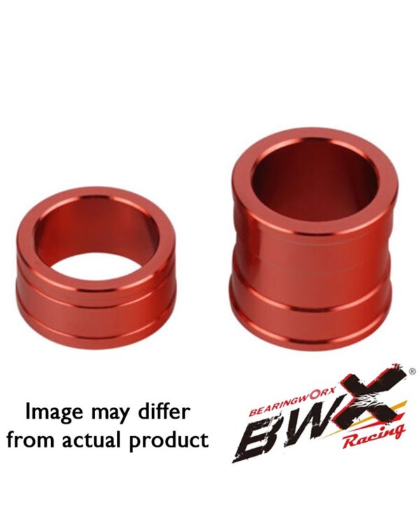 349-WSKR015R#1.jpg. BWX Rear Wheel Spacers - RED CR/CRF/X