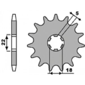 SPROCKETS PBR FRONT 423-14