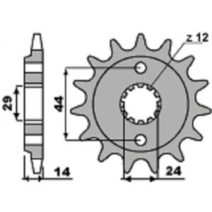 SPROCKETS PBR FRONT 348-17