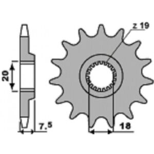 SPROCKETS PBR FRONT 340-14