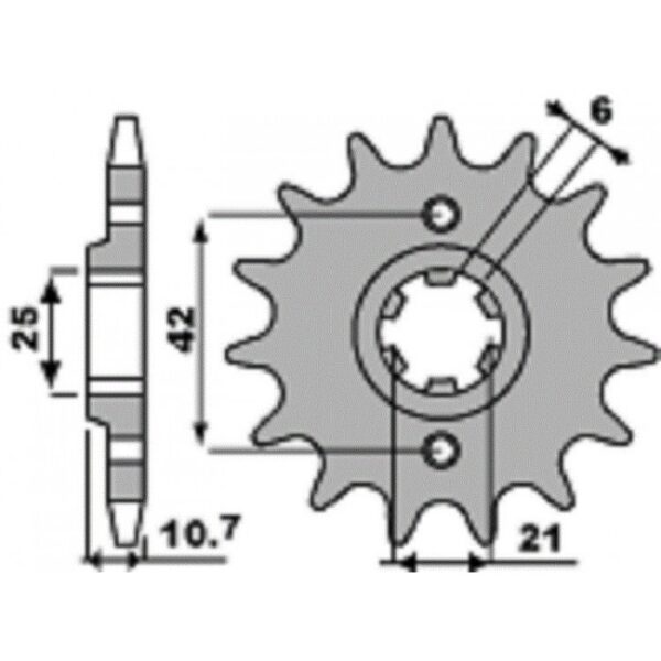 SPROCKETS PBR FRONT 338-16