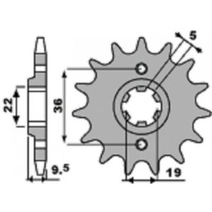 SPROCKETS PBR FRONT 337-14