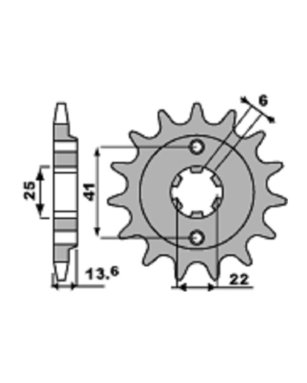 SPROCKETS PBR FRONT 293-15