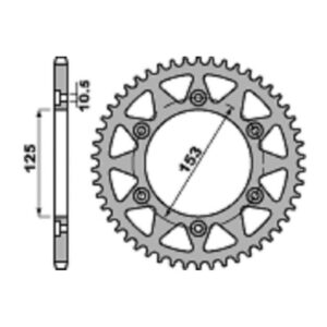 SPROCKETS PBR REAR 0288-49