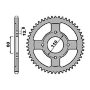 SPROCKETS PBR REAR 0284-39