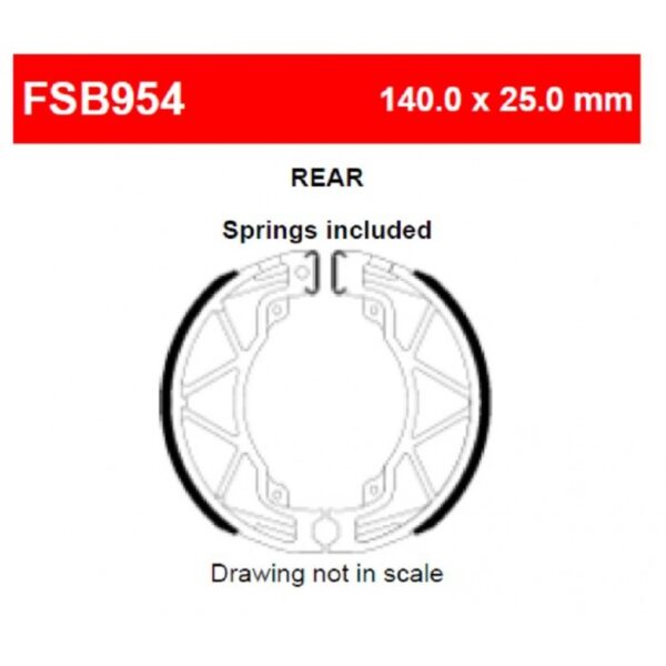 Ferodo FSB954A (EBC816/SBS2205)