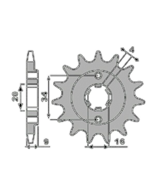 SPROCKETS PBR FRONT 2193-13