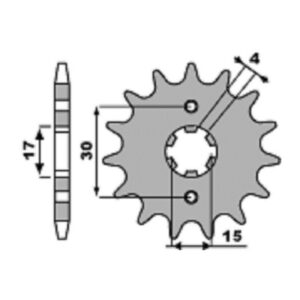 SPROCKETS PBR FRONT 274-15