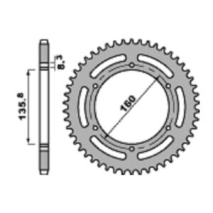 SPROCKETS PBR REAR 3552-40