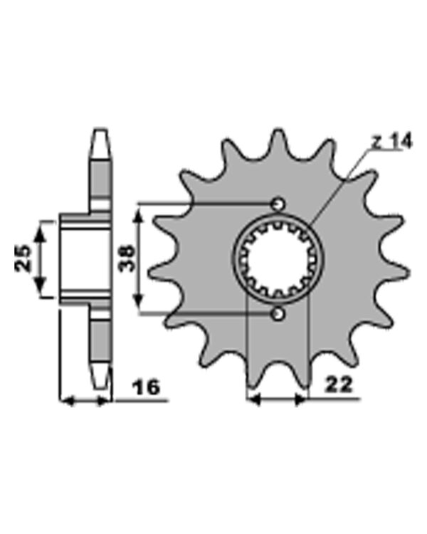 SPROCKETS PBR FRONT 490-15
