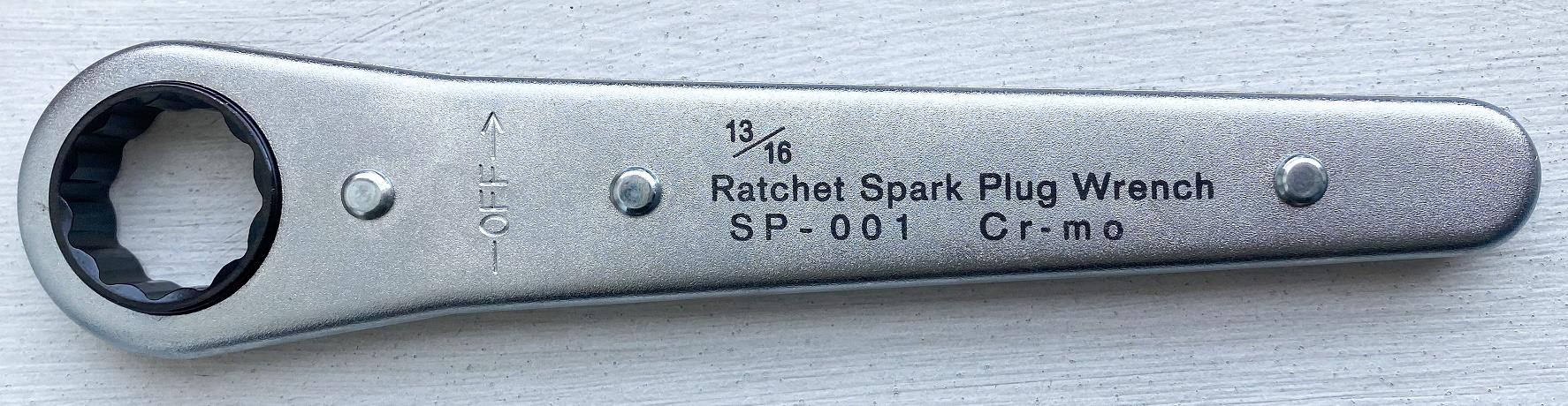 SPARK PLUG RATCHET SPANNER MSD 21mm 13/16"