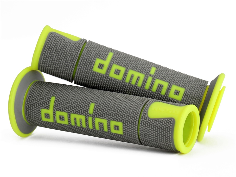 a45041c5052b7-0 (2). DOMINO A450 Racing Grips - Grey/Fluo Yellow