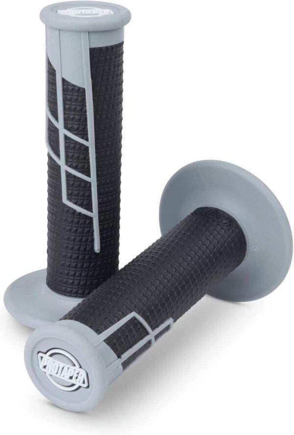 GRIP P/TAPER CLAMP ON WAFFLE GREY/BLACK