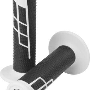 GRIP P/TAPER CLAMP ON WAFFLE WHITE/BLACK