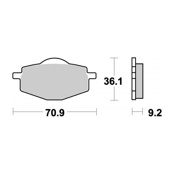 SBS 575HF Brake Pad