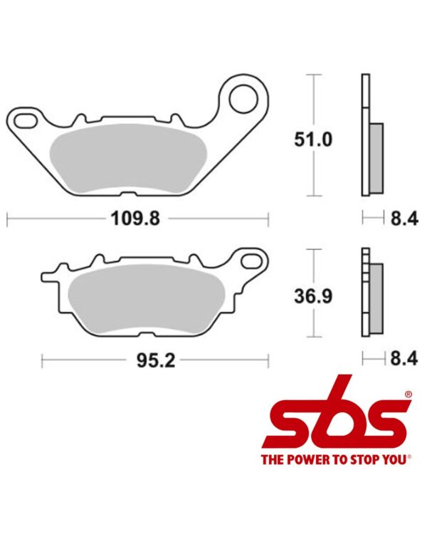 SBS 858HF Brake Pad