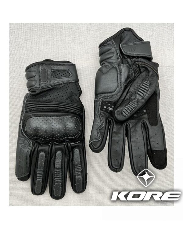 Kore Rush Cafe Gloves - Black/Grey