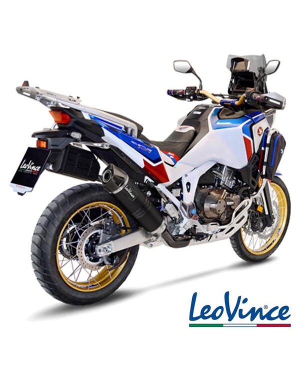 Leo Vince LV1 Evo Stainless Black Edition Slip-On - Honda CRF1100 - Image 3