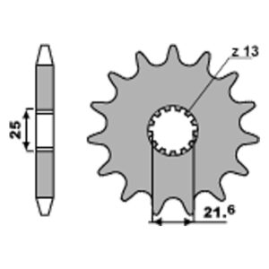SPROCKETS PBR FRONT 518-15