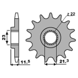 SPROCKETS PBR FRONT 2051-14