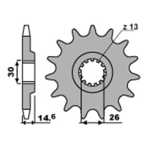 SPROCKETS PBR FRONT 425-14