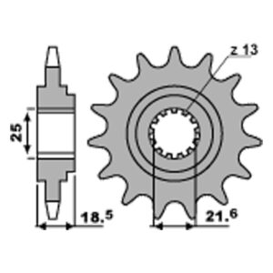 SPROCKETS PBR FRONT 2119-14