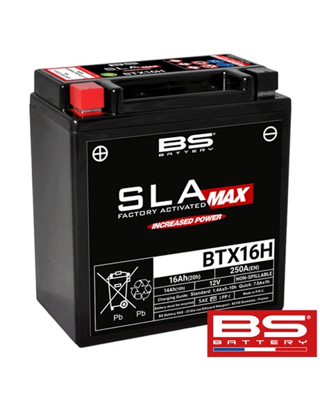 BS BTX16H MAX Battery