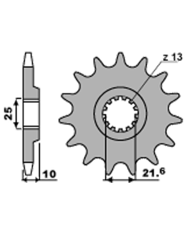 SPROCKETS PBR FRONT 521-15