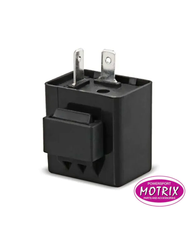 FLASHER RELAY MOTRIX 2 PIN 6V SQUARE BLACK