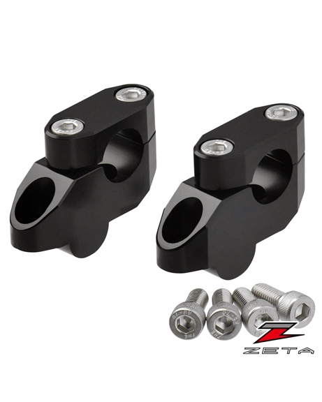 BAR RAISER ZETA OFFSET 20mm H26mm 22.2mm BAR BLACK