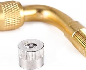 TYRE VALVE EXTENSION BRASS 90'