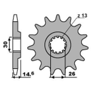 SPROCKETS PBR FRONT 341-18
