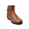 nexo-lh09-ankle-ladies-boot-brown. Nexo Lady Cafe Boots - Brown