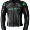 GetImageNoResize (63). RST S1 Leather Jacket - Black/Neon Green