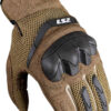 KUBRA_MAN_BROWN_BACK_ml. LS2 Kubra Gloves - Brown