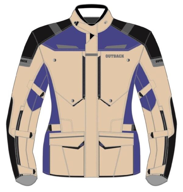 Outback 3 Jacket - Sand/Blue