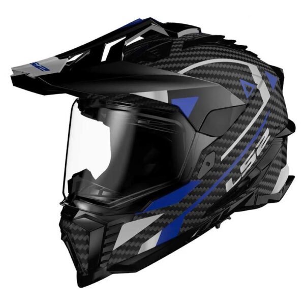 LS2 MX701 Explorer Carbon - Blue