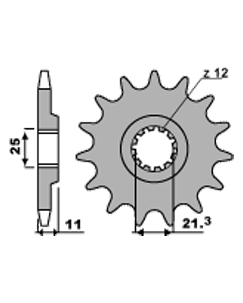 SPROCKETS PBR FRONT 727-13