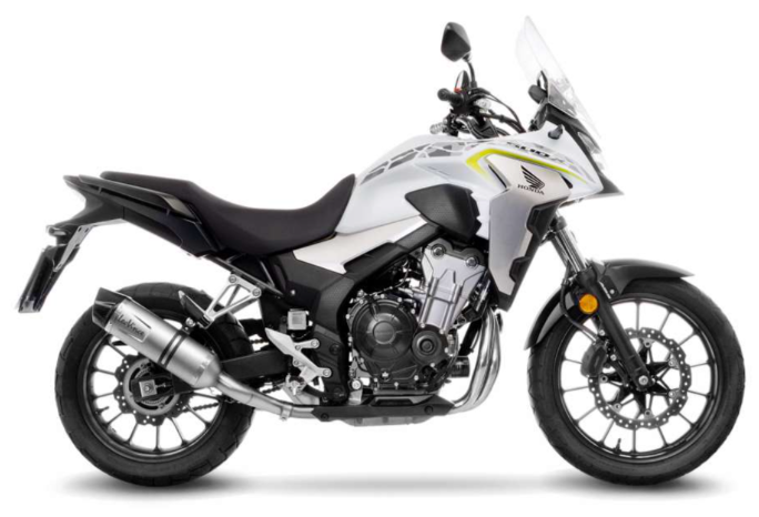 Leo Vince LV1 Evo Stainless Slip-On - CB500X / CBR500R