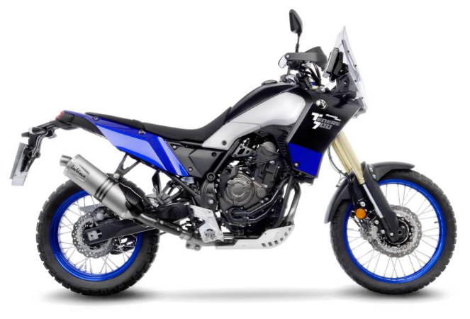 Leo Vince LV1 Evo Stainless Slip-On - XTZ690 T7 Tenere