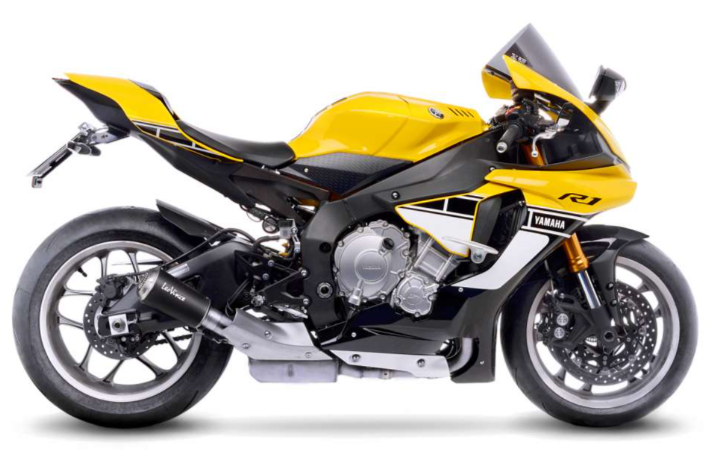 Leo Vince LV10 Black Stainless Slip-On - YZF-R1
