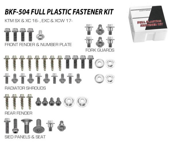 Plastics Fastener Kit - KTM