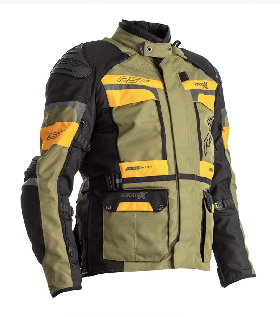 RST Pro Series Adventure-X Jacket - Green/Orange