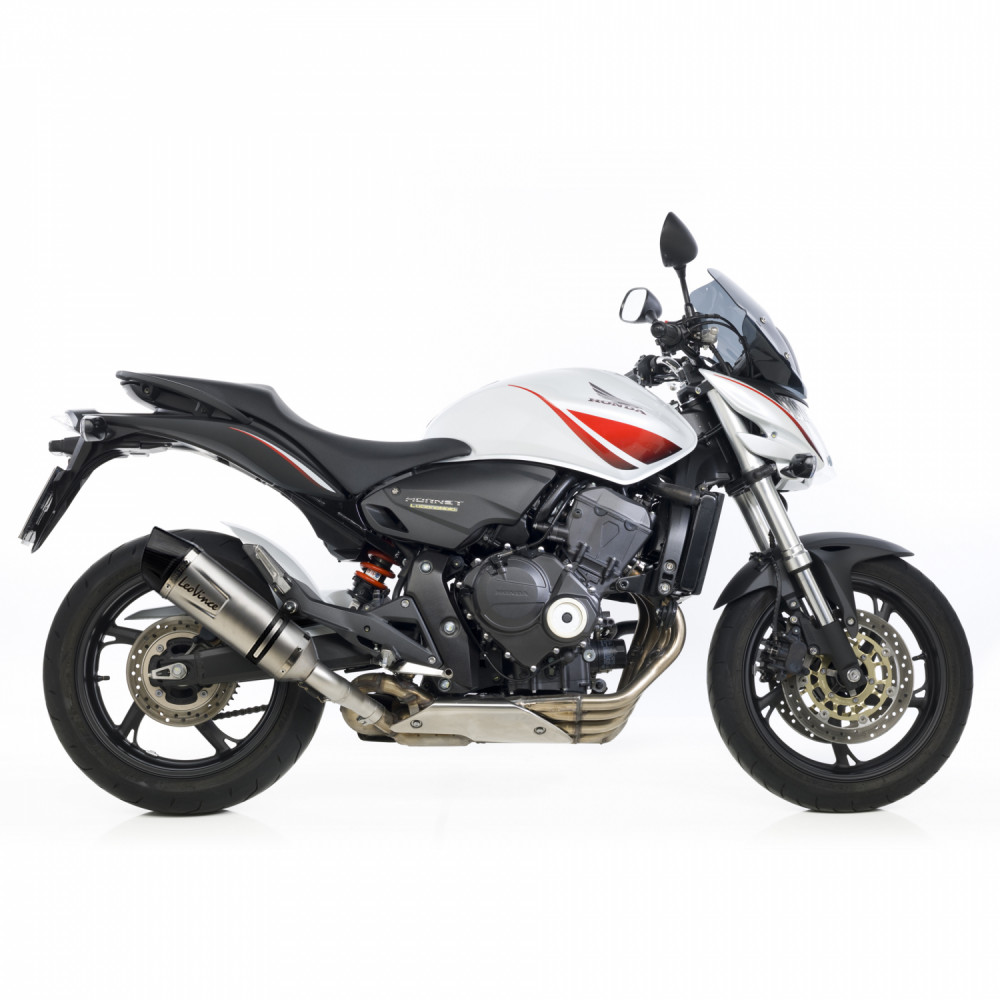 8400e_1_hornet. LEO VINCE Factory Titanium Slip-On - CB600F / CBR600F